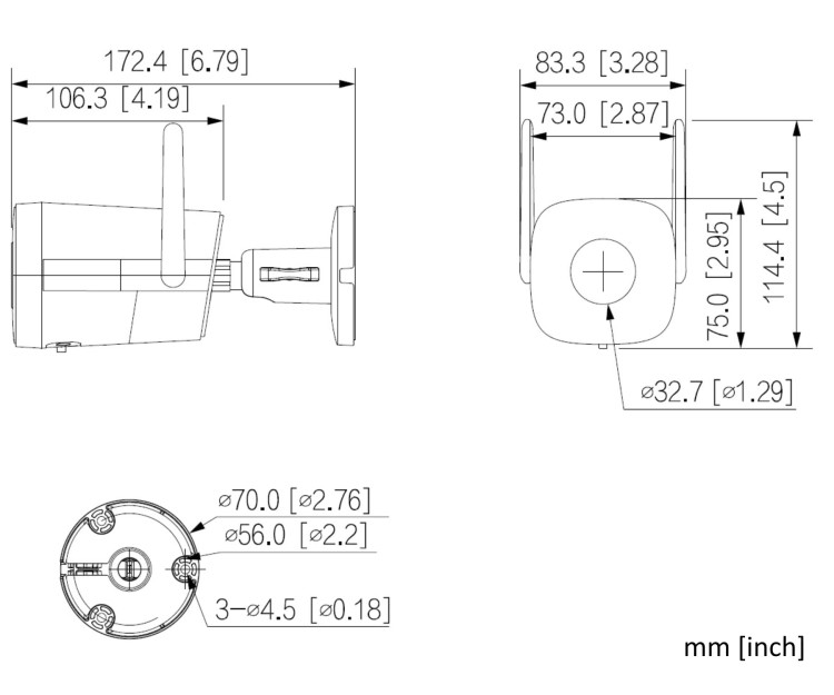 KAMERA IP IPC-HFW1539DTK1-SAW-IL-0280B Wi-Fi 6 Smart Dual Light - 5Mpx 2.8mm DAHUA-1816156