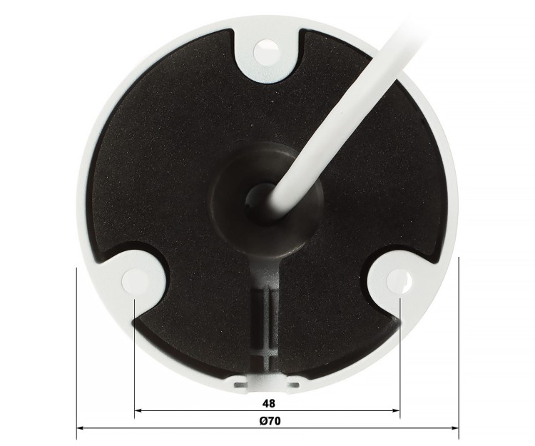 KAMERA IP IPC-HFW2449TL-S-LED-0360B-PRO WizSense WizColor - 4Mpx 3.6mm DAHUA-1805605