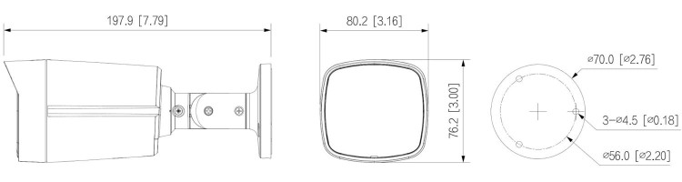 KAMERA IP IPC-HFW2649TL-S-LED-0280B-PRO WizSense WizColor - 6Mpx 2.8mm DAHUA-1790214