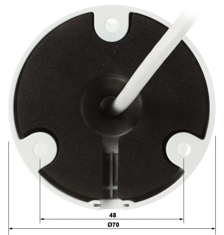 KAMERA IP IPC-HFW2649TL-S-LED-0280B-PRO WizSense WizColor - 6Mpx 2.8mm DAHUA-1790212