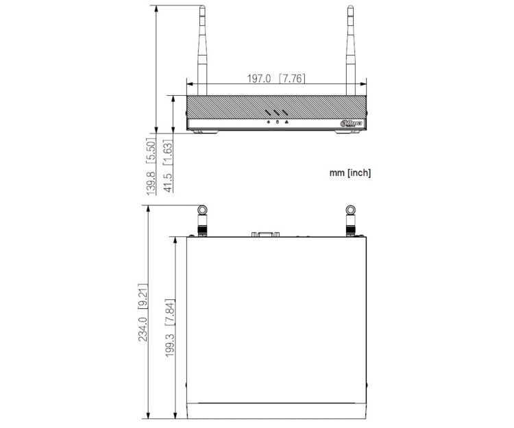 REJESTRATOR IP NVR2104HC-W Wi-Fi 6, 4 KANAŁY DAHUA-1815454