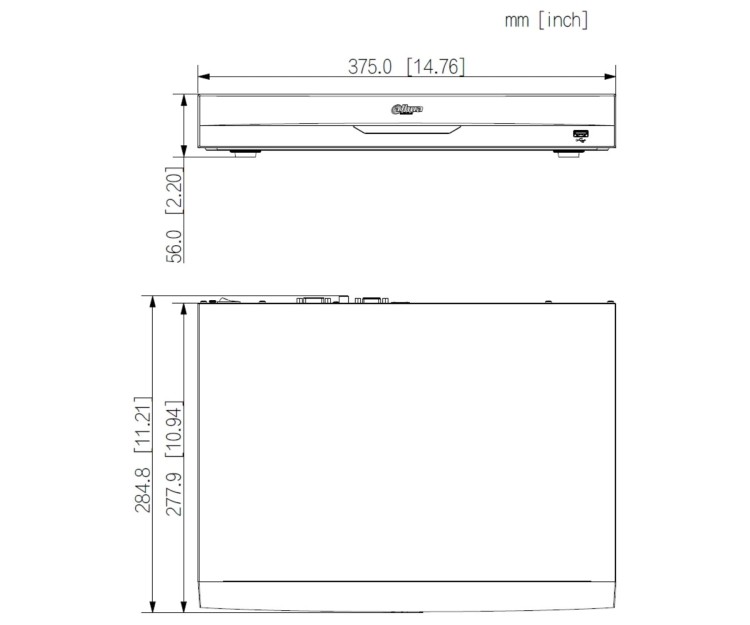 REJESTRATOR IP NVR5216-EI2 16 KANAŁÓW WizSense DAHUA-1815534