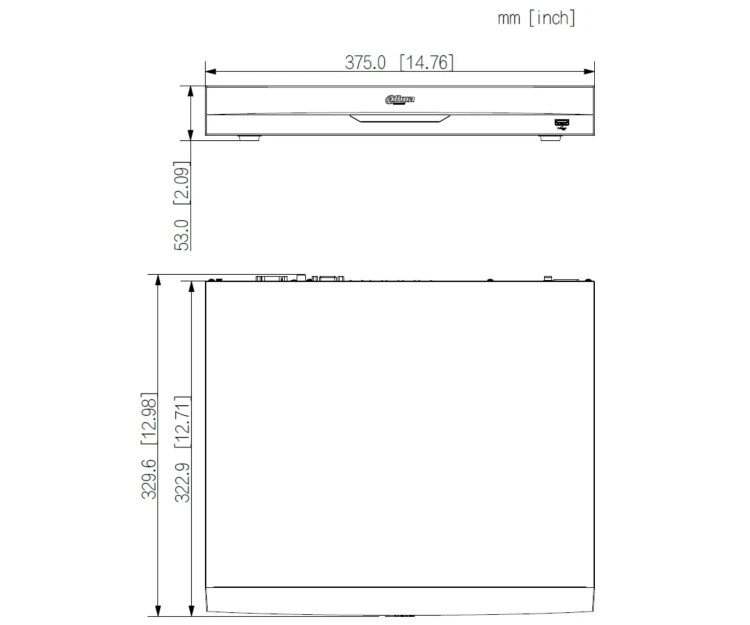 REJESTRATOR IP NVR5232-8P-EI2 32 KANAŁY, 8 PoE WizSense DAHUA-1816340