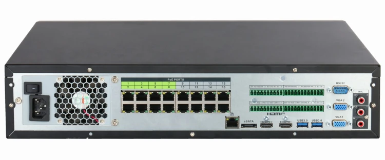 REJESTRATOR IP NVR5816-16P-EI2 16 KANAŁÓW, 16 PoE WizSense DAHUA-1816243