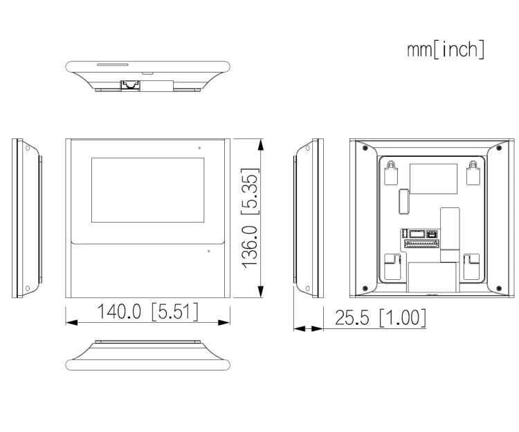 PANEL WEWNĘTRZNY VTH2612L-W Wi-Fi / IP DAHUA-1805434