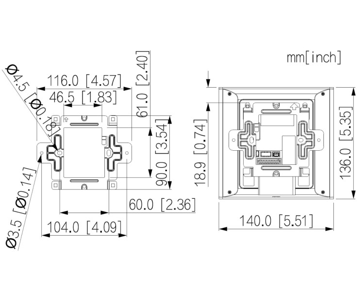 PANEL WEWNĘTRZNY VTH2612L-W Wi-Fi / IP DAHUA-1805435