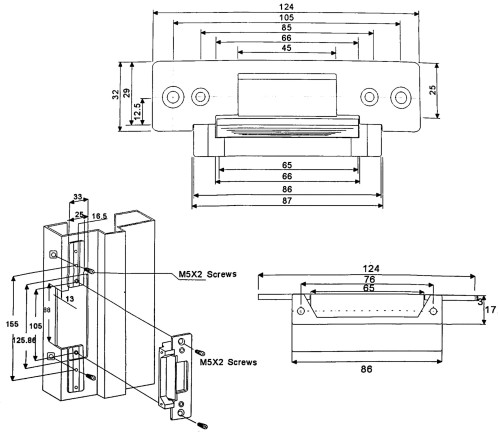 ZACZEP ELEKTROMAGNETYCZNY ASF702 DAHUA-1334572