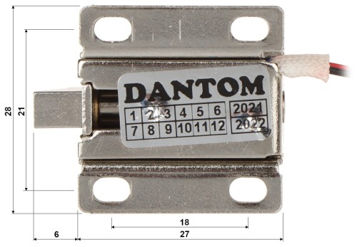 ZACZEP ELEKTROMAGNETYCZNY SZAFKOWY DT-306-1322187