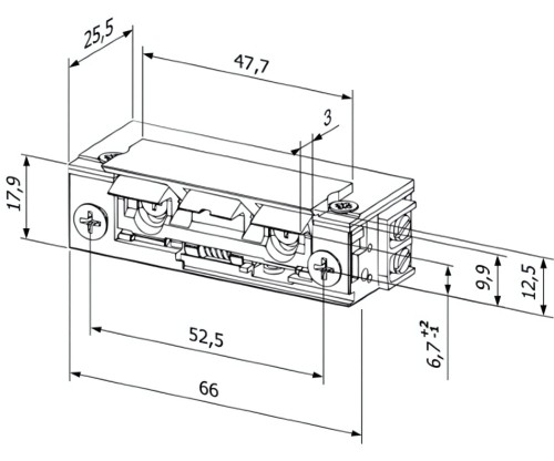 ZACZEP ELEKTROMAGNETYCZNY F00U-C Hartte BIRA-1775235