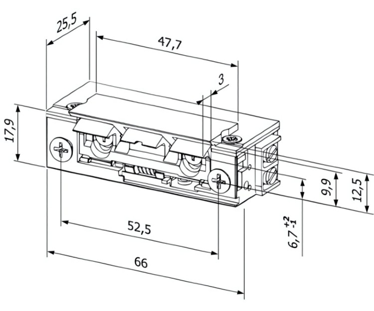 ZACZEP ELEKTROMAGNETYCZNY F00U-C Hartte BIRA-1775235
