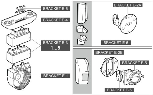 CZUJNIK ANTYSABOTAŻOWY BRACKET-E-6 DO UCHWYTU BRACKET-E SATEL-1333598