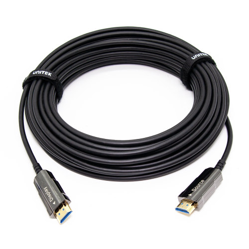 Unitek Kabel optyczny HDMI 2.0 AOC 4K 60Hz 15 m-1637802