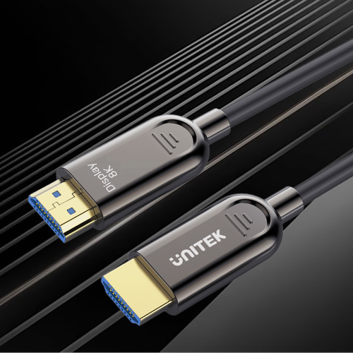Unitek Kabel optyczny HDMI 2.1 AOC 8K 120Hz 50m-1781727