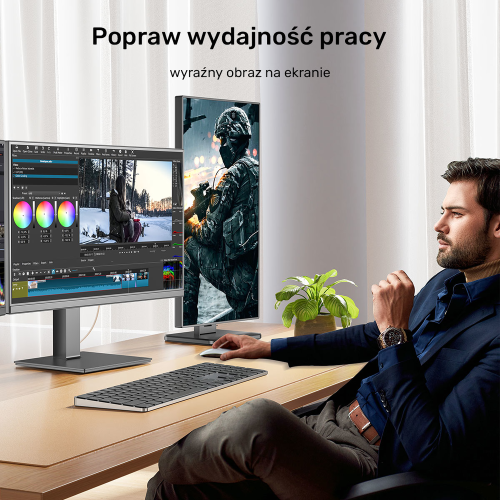 Unitek Kabel HDMI 2.0 4K biały 7,5m-1783627