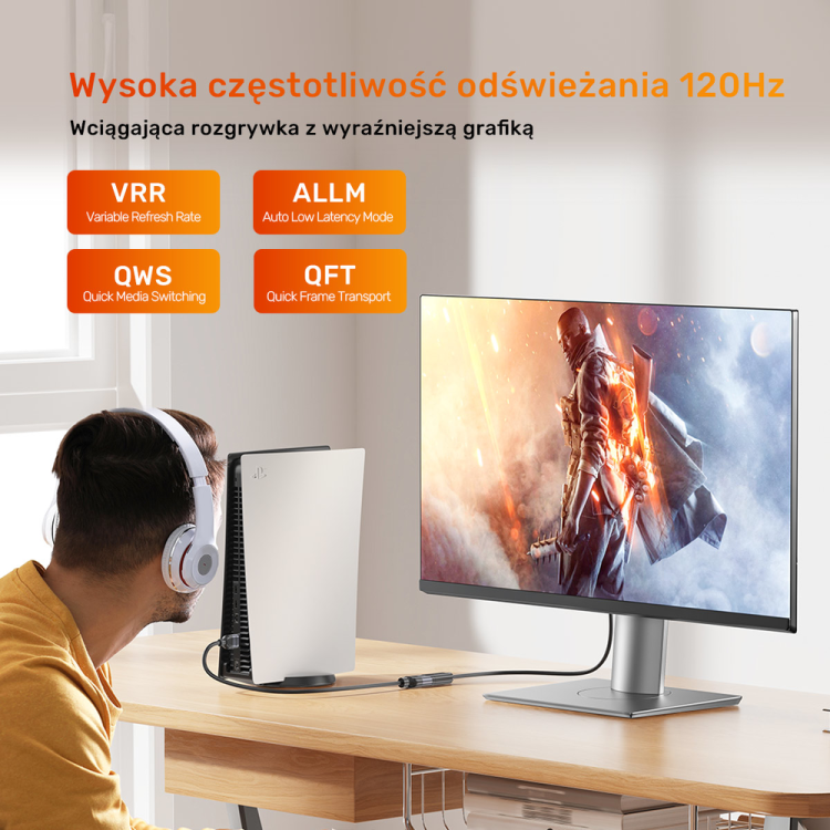 Unitek przedłużacz HDMI (M) - HDMI (F) 2.1, 8K 3m-1784814