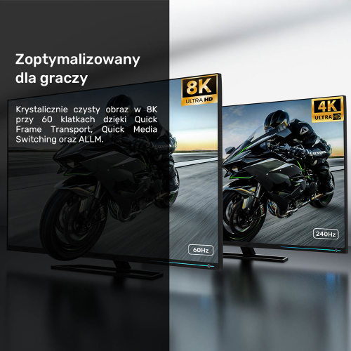 Unitek przewód 8K LUX HDMI 2.1 oplot 10 M-1787561