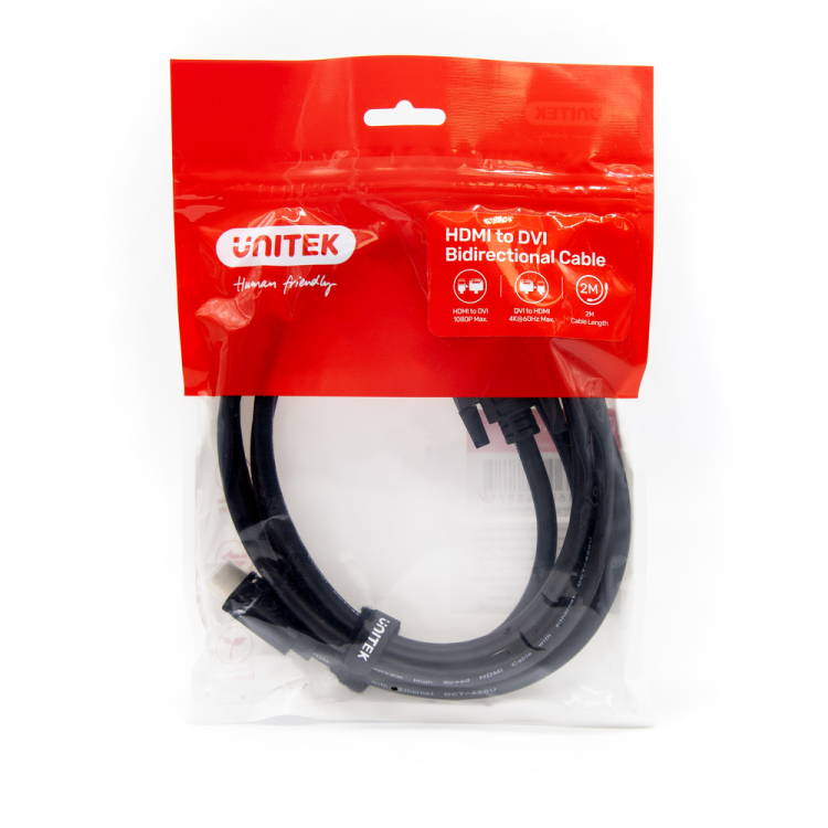 Unitek Adapter dwukierunkowy HDMI do DVI kabel 2m-1525423