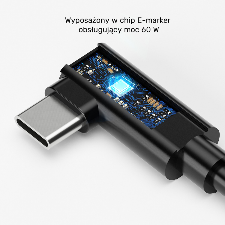 Unitek Kabel VR Link Pro USB-C do C obsługuje 5Gps i 60W-1787659