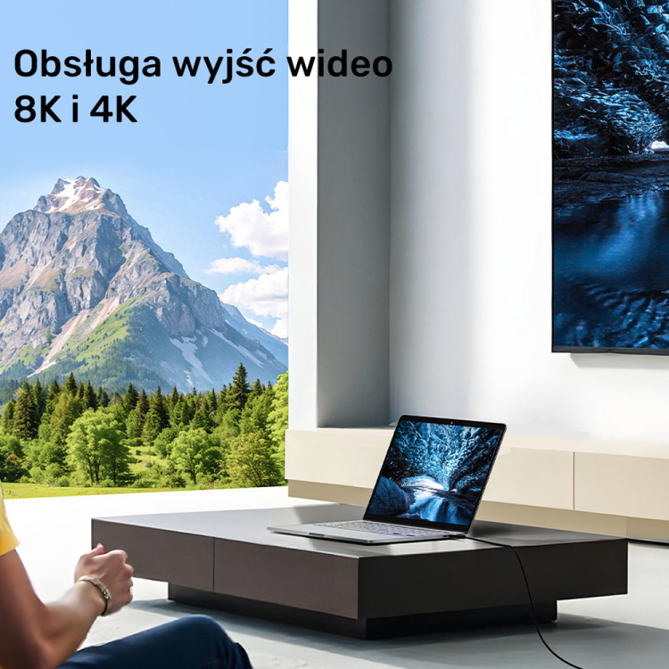 Unitek przewód USB-C 4.0 PD 100W 40 Gbps 8K 2 m-1807840