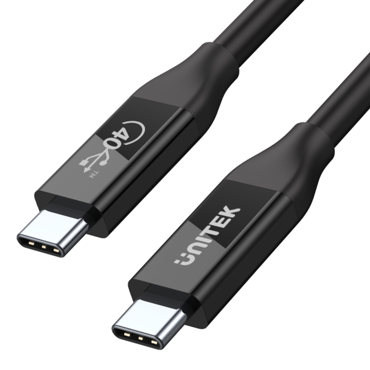 Unitek przewód USB-C 4.0 PD 100W 40 Gbps 8K 0,8 m-1277759
