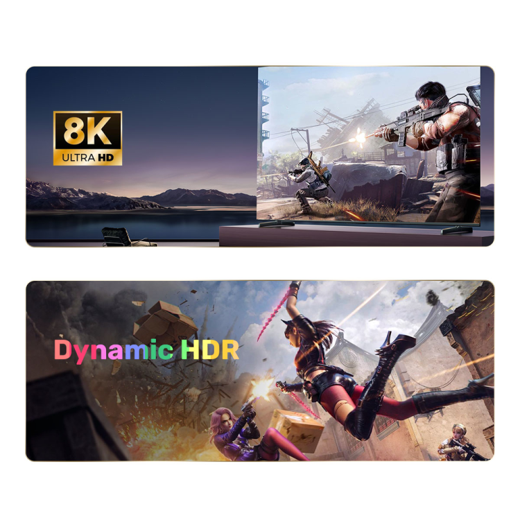 Unitek kabel DisplayPort 1.4 8k 60hz, 4k 240hz, HDR, HDCP 2.3, DSC 1.2, 1m-1783307