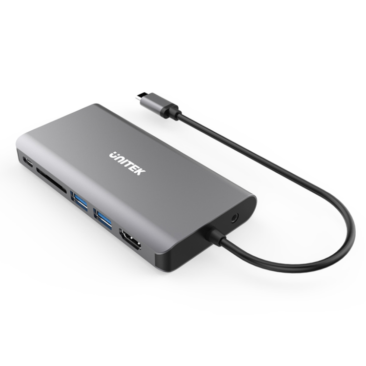 Unitek Hub USB-C 3.1 8w1 z Power Delivery 100W-1525415