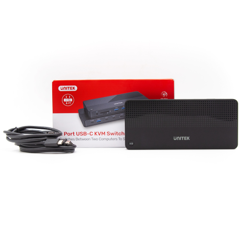 Unitek Przełącznik KVM 4K Hub USB 11 portów-1637502