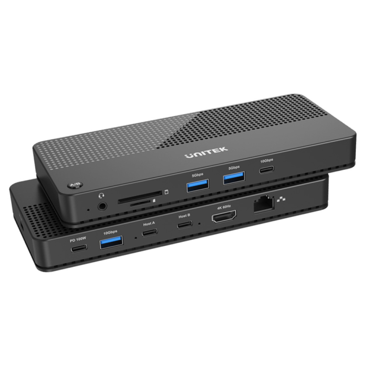 Unitek Przełącznik KVM 4K Hub USB 11 portów-1637497