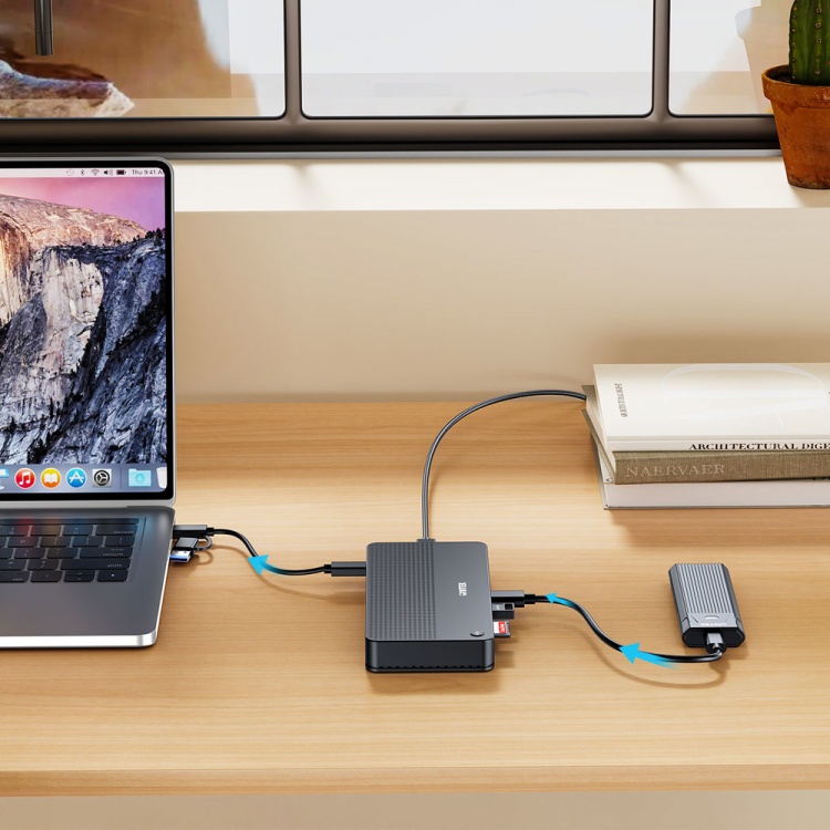 Unitek Przełącznik KVM 2 komputery 2 monitory 4K-1781254