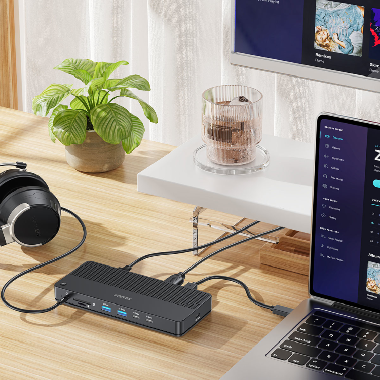 Unitek Przełącznik KVM 2 komputery 2 monitory 4K-1781260