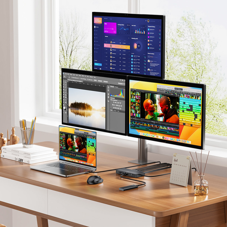 Unitek Stacja dokująca 13w1 MST HDMI DP 8K PD 100W-1781335