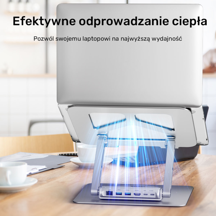 Unitek Podstawka pod laptop USB-C HDMI 4K PD 100W-1638618