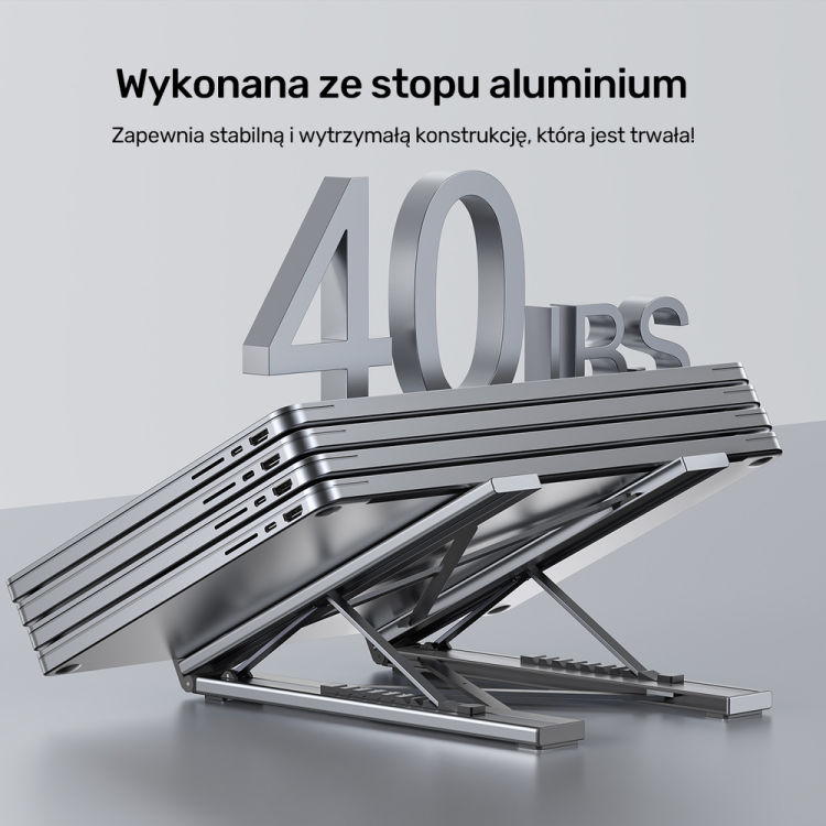 Unitek Podstawka regulowana pod laptop z hubem/HDMI/PD/SD-1807775
