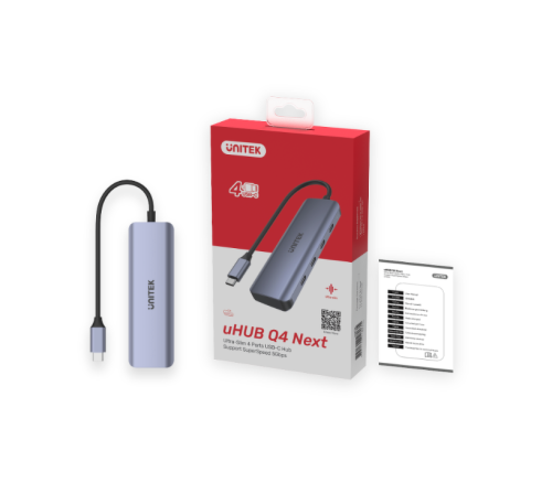 Unitek Hub USB-C 3.1, 4 x USB-C, 5 Gbps-1635838