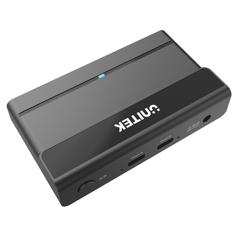 Unitek Przełącznik KVM 4x USB-A 5Gbps aktywny-1637403