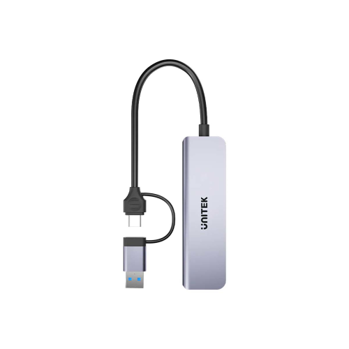 Unitek Hub 5w1 USB-A/C 5 Gbps z czytnikiem kart SD i micro SD-1784360