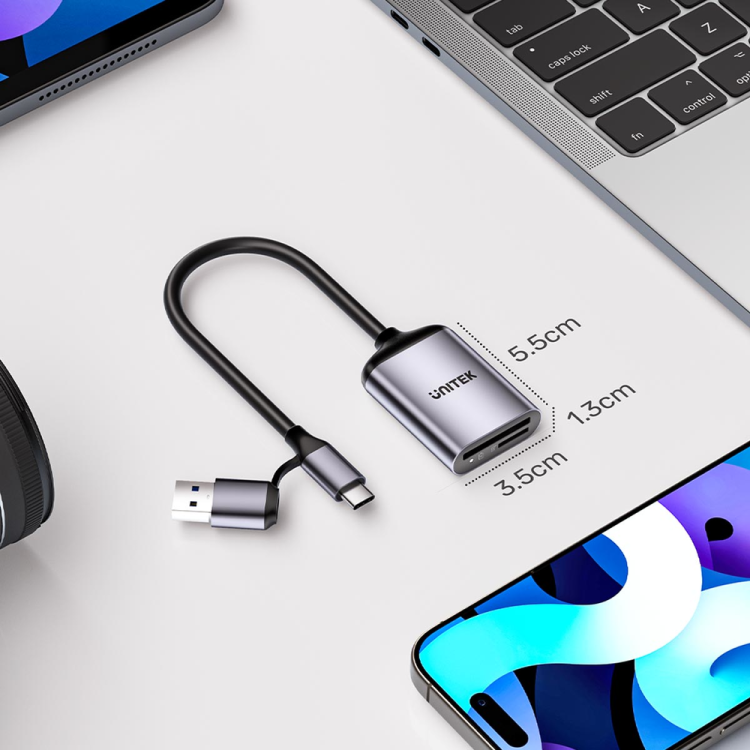 Unitek Czytnik kart pamięci SD4.0 /Micro SD4.0, 2w1-1784440