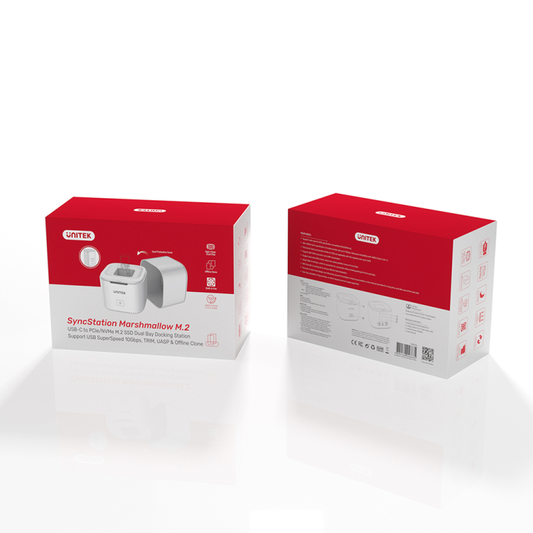 Unitek Stacja klonująca 2x M.2 PCIe/NVMe 10 Gbps-1524367