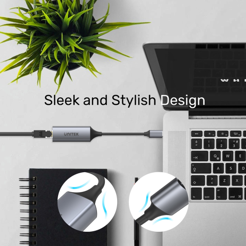 Unitek Adapter USB-C 3.1 Gen 1 - RJ45 1000 Mbps-1632552