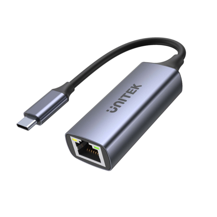 Unitek Adapter USB-C - RJ45 1Gbit LAN, PD 100W-1278615