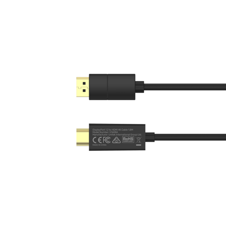 Unitek Kabel DisplayPort 1.2 na HDMI 4K 60Hz 1,8 m-1450756