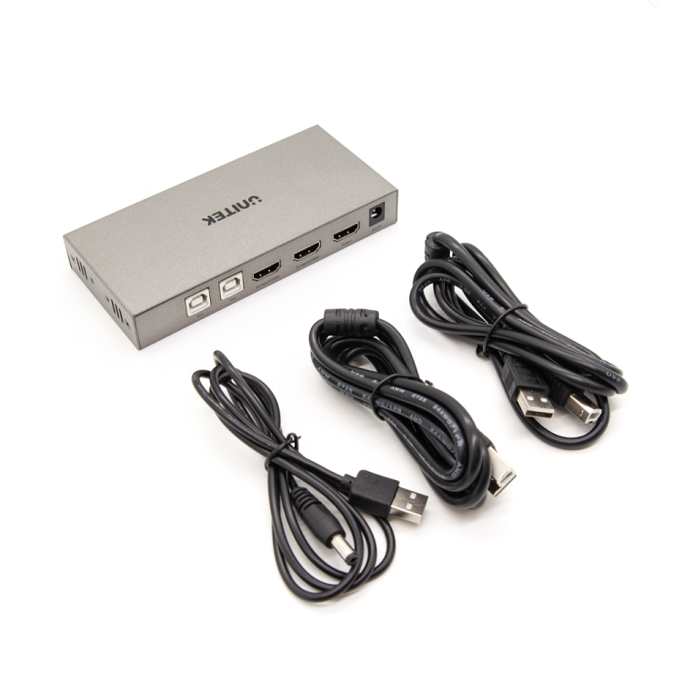 Unitek Przełącznik KVM 4K HDMI 2.0 2-in 1-out +USB-1450619