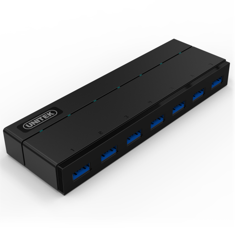 Unitek Y-3184 hub 7x USB 3.0 z zasilaczem i BC 1.2-1630782