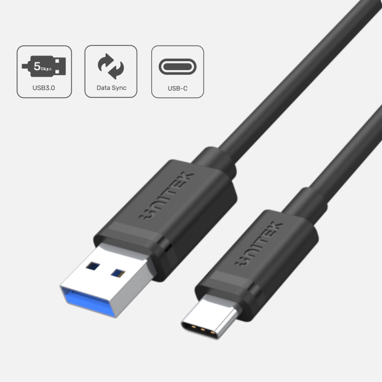 Unitek przewód USB 3.1 typ A - typ C M-M 0.5 m-1278930