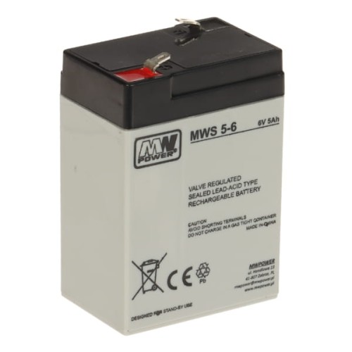 AKUMULATOR 6V/5AH-MWS MW POWER-1869577