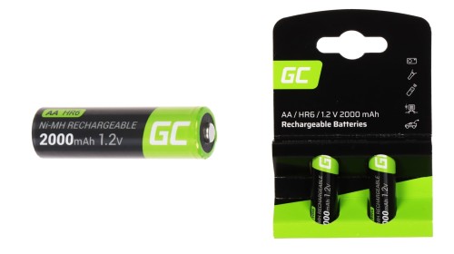 AKUMULATOR AKU-AA-2000/GC*P2 1.2V Ni-MH HR6, AA Green Cell-1648044
