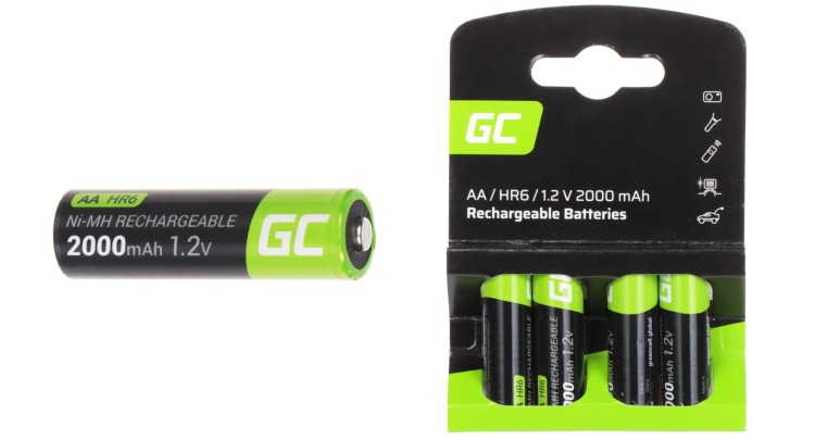 AKUMULATOR AKU-AA-2000/GC*P4 1.2V Ni-MH HR6, AA Green Cell-1669614
