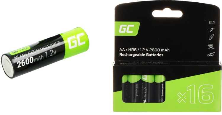AKUMULATOR AKU-AA-2600/GC*P16 1.2V Ni-MH HR6, AA Green Cell-1704972