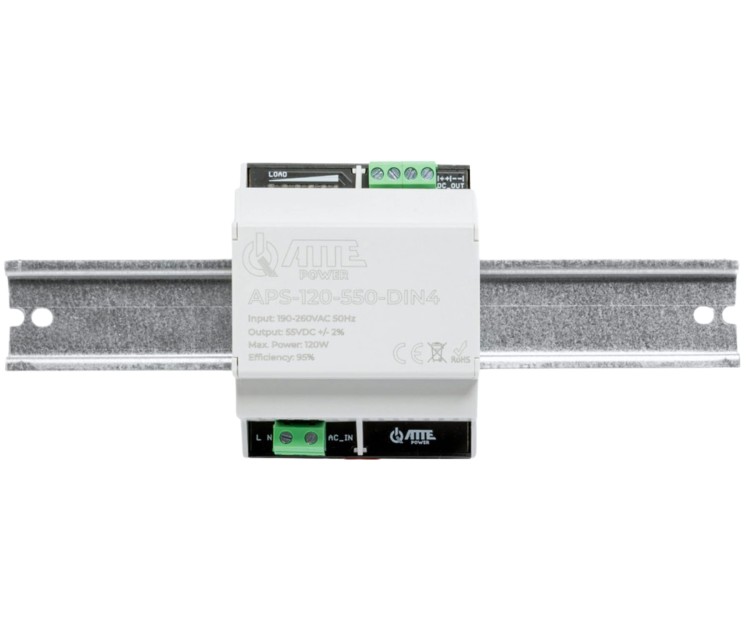 ZASILACZ IMPULSOWY APS-120-550-DIN4 ATTE-1820182