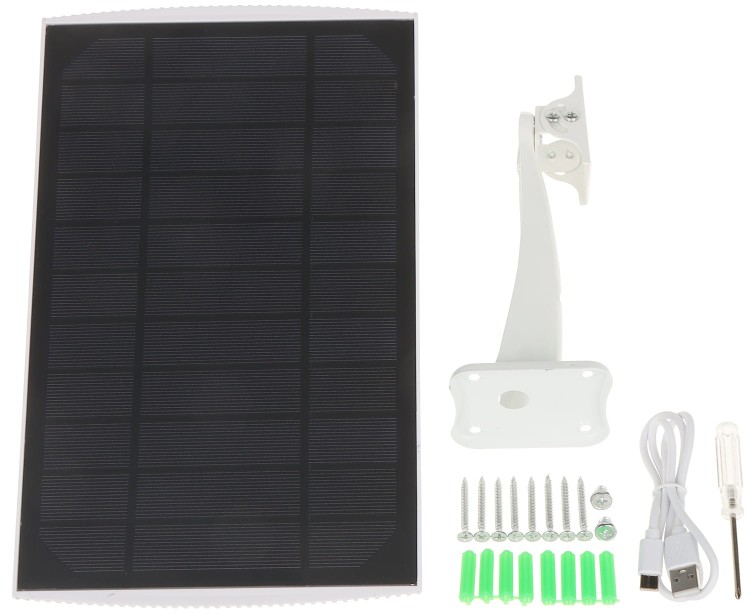 KAMERA SOLARNA IP, OBROTOWA ZEWNĘTRZNA APTI-W21S4-TUYA-S2 Wi-Fi, Tuya Smart - 3Mpx 3.6mm-1623633